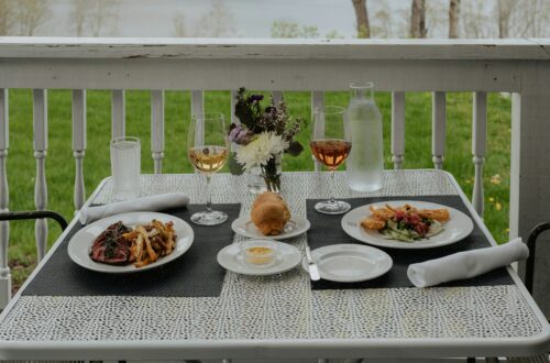 dîner romantique à la maison