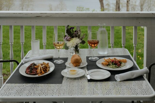 dîner romantique à la maison