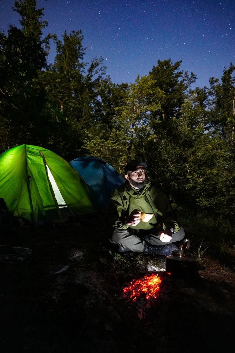 camping en forêt