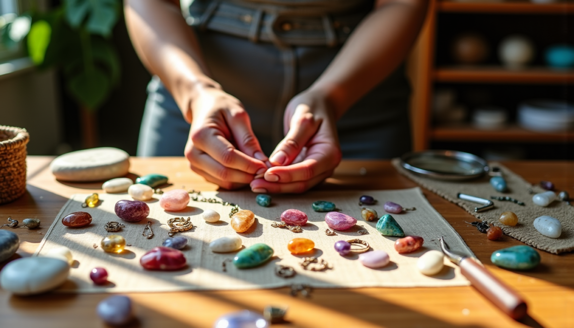 L'art de créer des bijoux en pierres naturelles avec une signification profonde